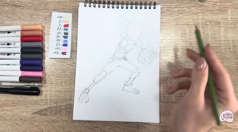 Рисуем Хиро Хамада из "Город Героев"