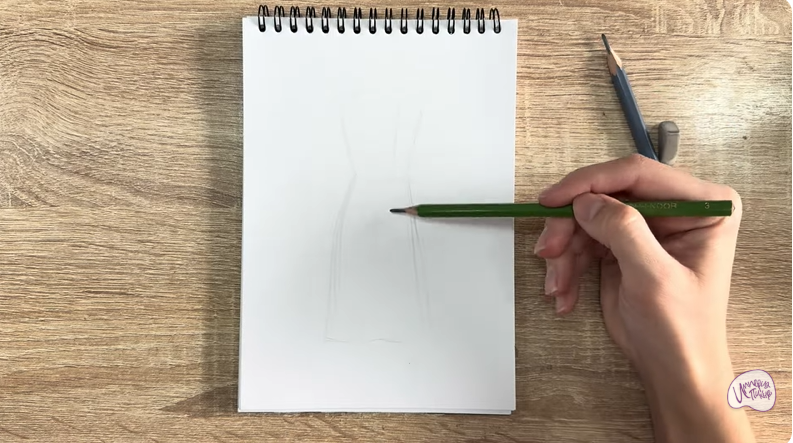 Рисуем Кафтан