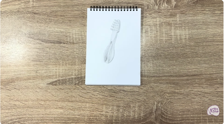 Рисуем Зубная щетка для собак