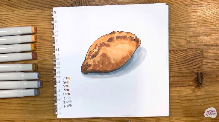 Рисуем Пирожок