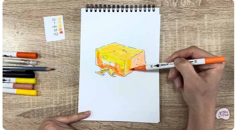 Рисуем Чеддер