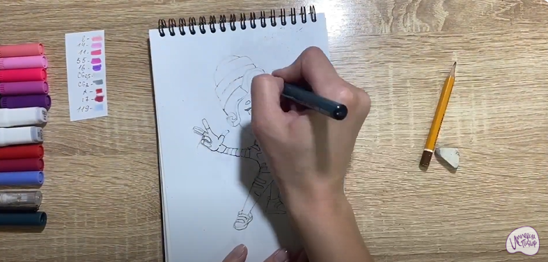 Рисуем Мася из "Фиксиков"