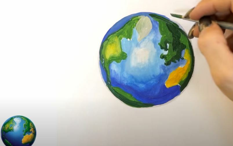 Рисуем Планета Земля