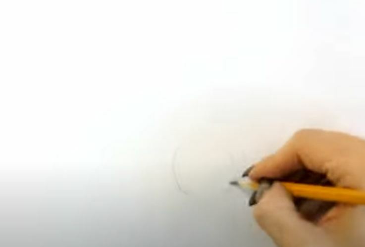Рисуем Паук простыми карандашами