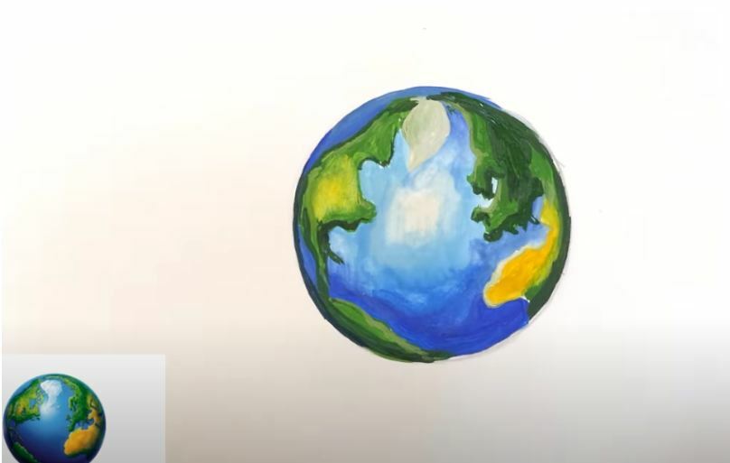 Рисуем Планета Земля